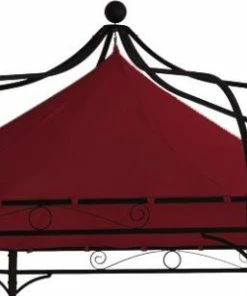 DEGAMO Ersatzdach Für Pavillon MODENA, Polyester PVC-beschichtet Bordeaux