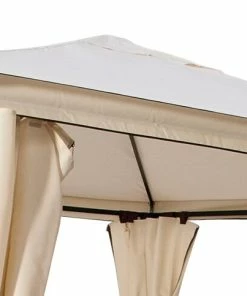 DEGAMO Ersatzdach Für Pavillon VENEZIA, Polyester PVC-beschichtet écru