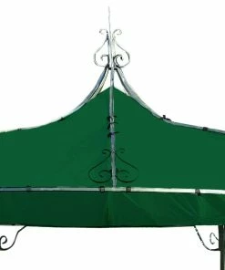 DEGAMO Ersatzdach Für Pavillon BURMA, Polyester PVC-beschichtet Dunkelgrün
