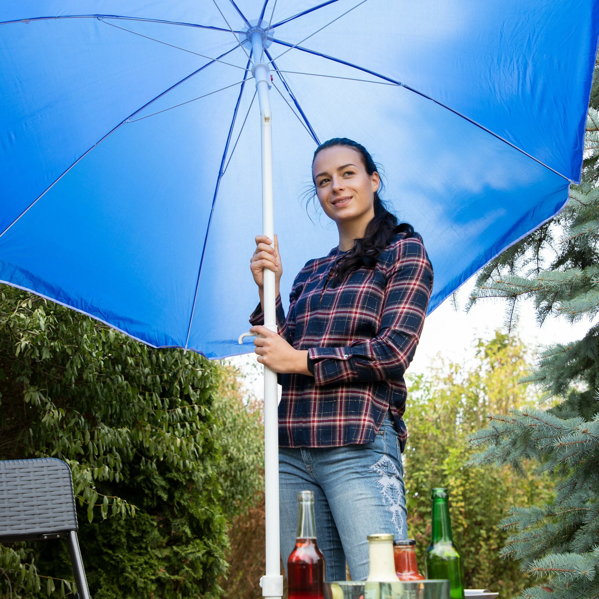 Relaxdays Sonnenschirm 180 Cm – Bild 6