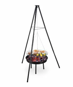 Relaxdays Schwenkgrill Mit Grillrost & Feuerschale