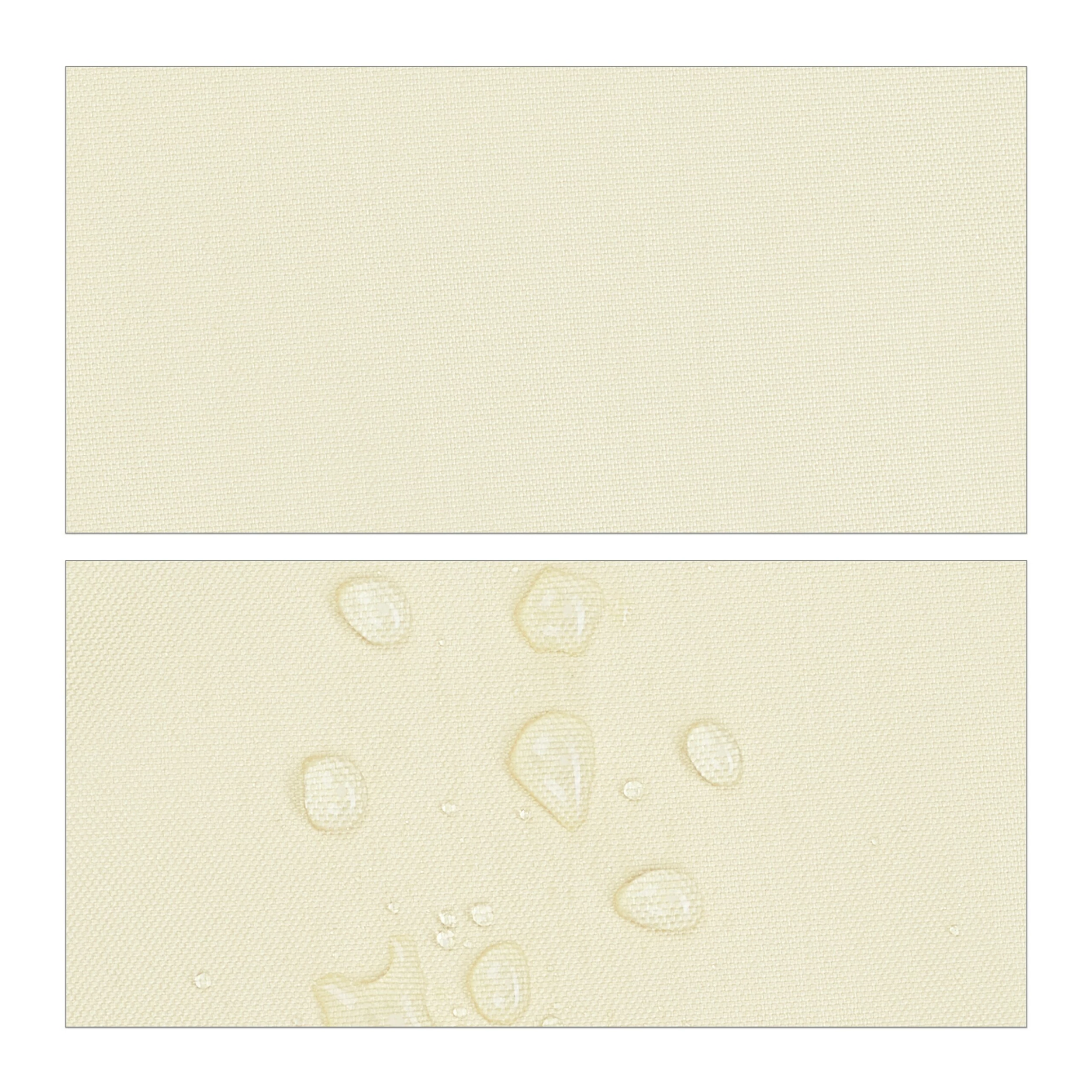 Relaxdays Dreieck Sonnensegel PES Beige – Bild 5