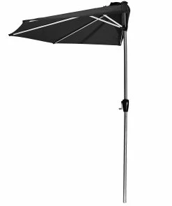 AMARE Sonnenschutz Luxus Sonnenschirm Halbrund