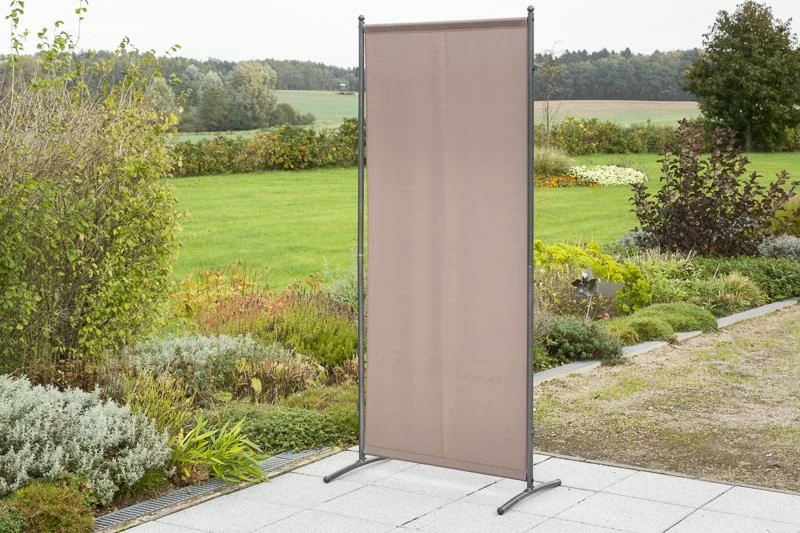 Merxx Sichtschutz Textil, Schmal, Taupe