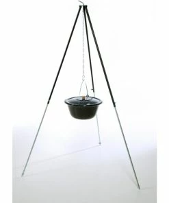 Acerto® Gulaschkessel 22 Liter + Dreibein 180cm
