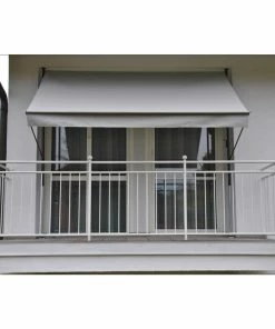 Angerer Klemmmarkise Hellgrau 200 Cm Markise Balkon Balkonmarkise