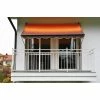 Angerer Klemmmarkise Orange/braun 300 Cm Markise Balkon