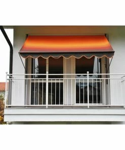 Angerer Klemmmarkise Orange/braun 300 Cm Markise Balkon