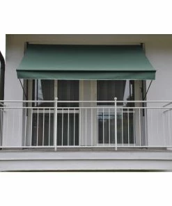 Angerer Klemmmarkise Grün 350 Cm Balkonmarkise Ohne Bohren Klemm-Markise