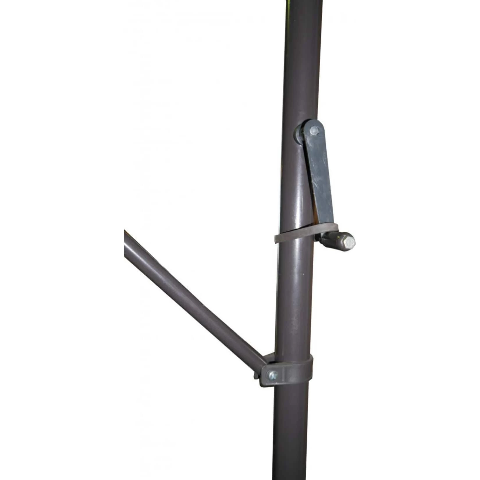 Angerer Klemmmarkise Grün/creme 400 Cm Balkonmarkise Ohne Bohren Klemm-Markise – Bild 3