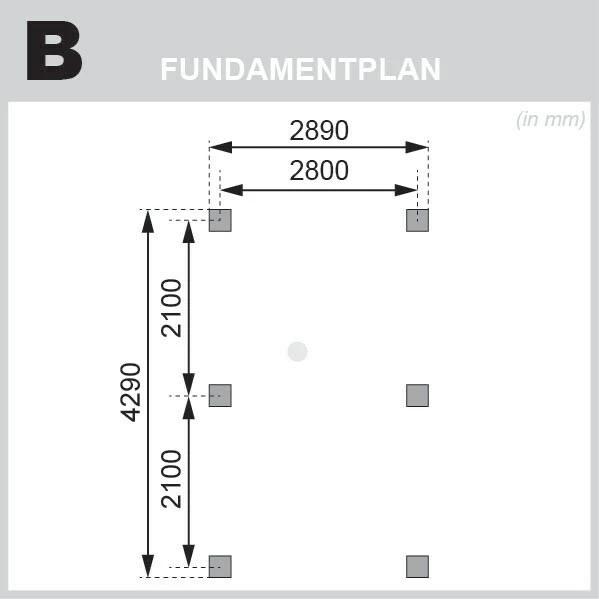 Karibu CHILLROI Rechteckiger Holzpavillon 289 X 429 Cm | Gartenpavillon | Terrassenüberdachung | Kesseldruckimprägniert – Bild 5
