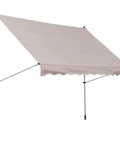 Outsunny Klemmmarkise Mit Faltarm 300 X 150 Cm (BxL) | Markise Sonnenschutz Terrassenüberdachung