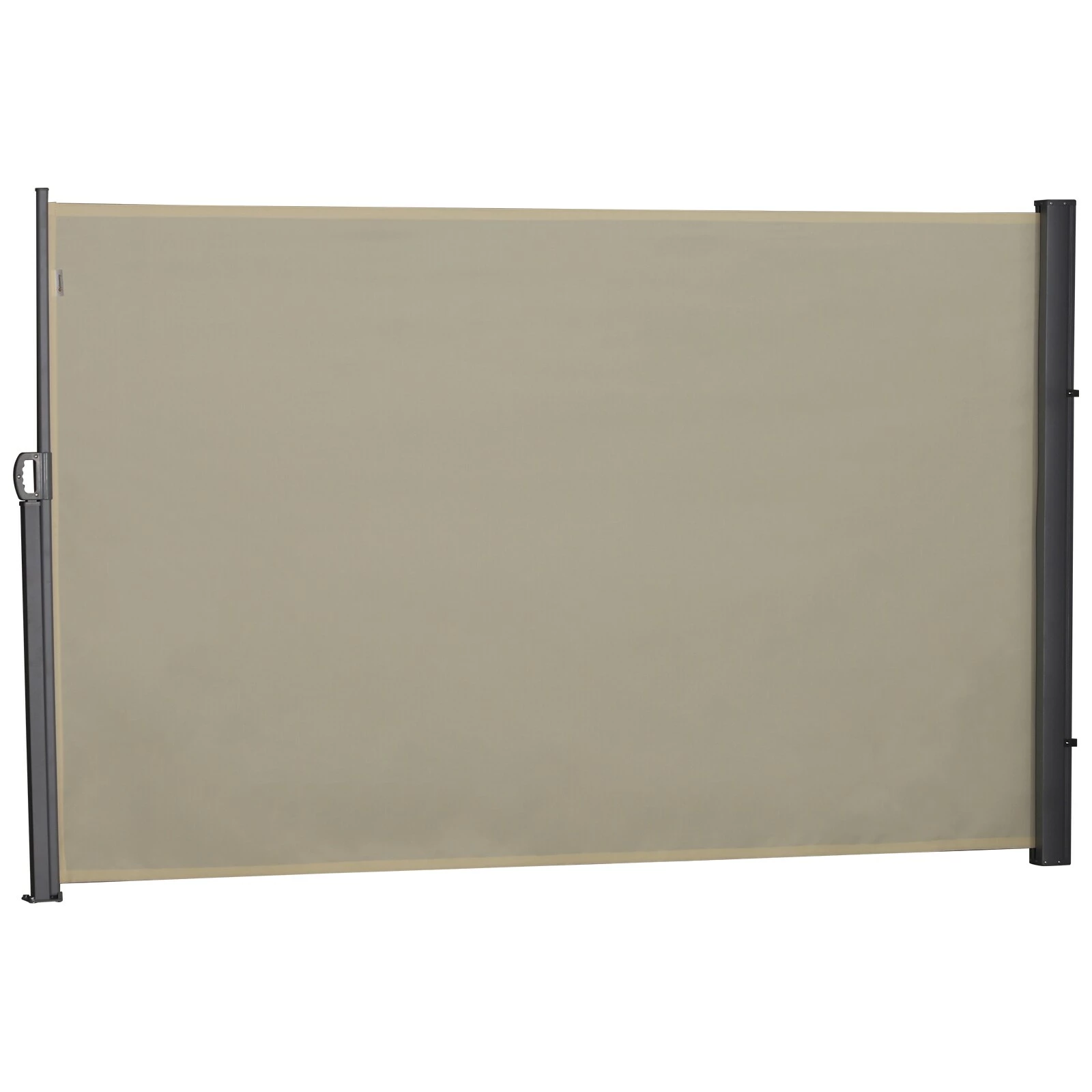 Outsunny Seitenmarkise 3 X 1,8 M 300 X 180 Cm (LxH) | Sichtschutz Sonnenschutz Seitenrollo Windschutz – Bild 2