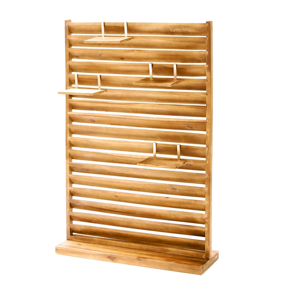 Trendfabrik Outdoor-Sichtschutz, Klein Lamellen Hellbraun 120 Cm