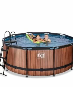 Trendfabrik Pool Wood, Ø360 X H122 Cm Braun