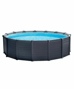 Trendfabrik Graphite Grey Panel Pool-Set 26384GS