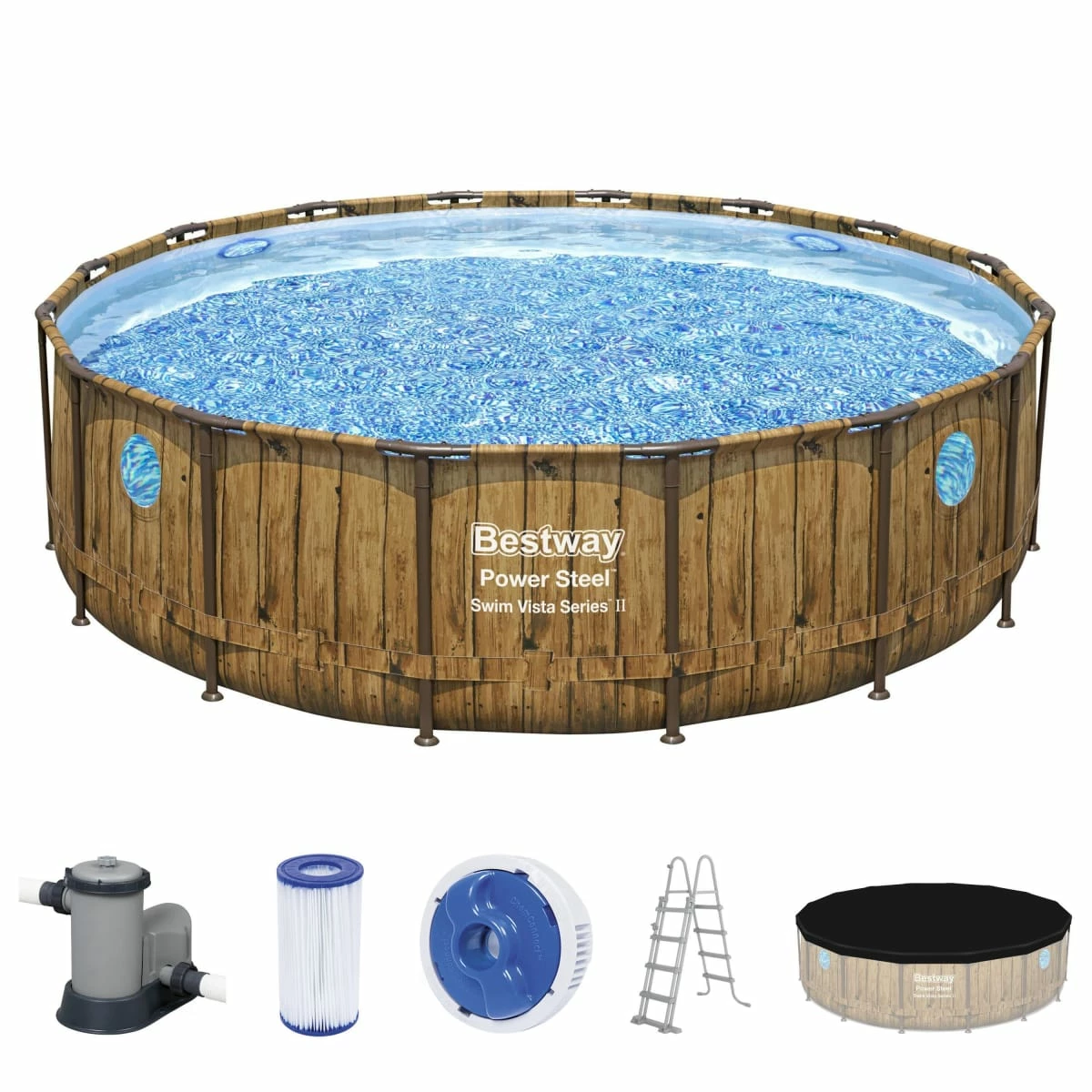 Trendfabrik Pool Set 56725 Power Steel Swim Vista Series – Bild 2