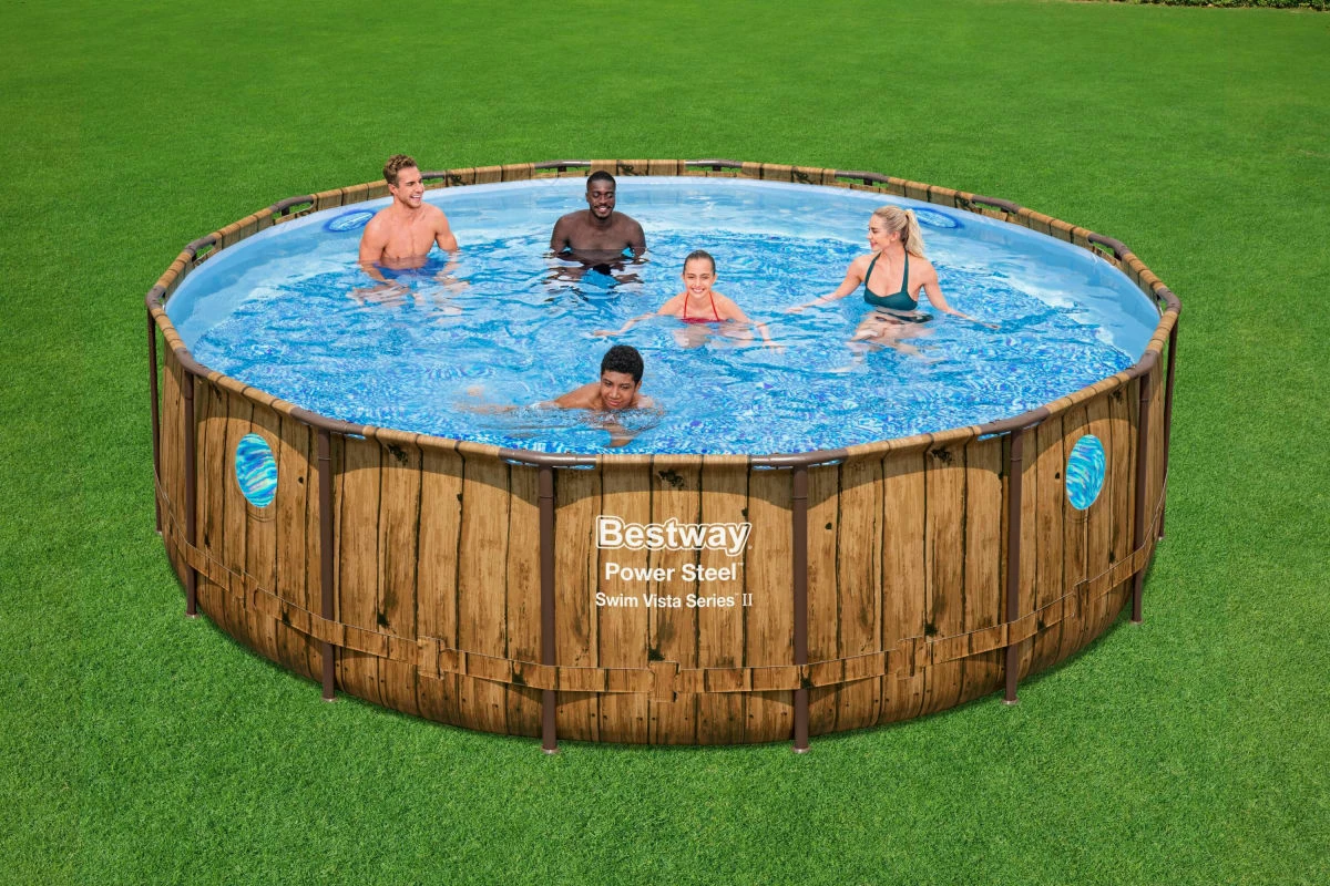 Trendfabrik Pool Set 56725 Power Steel Swim Vista Series – Bild 6