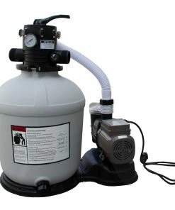 Oskar Sandfilteranlage Sandfilter Zeitschaltuhr 24h Timer 13,2m³ Poolfilter Pool Pumpe