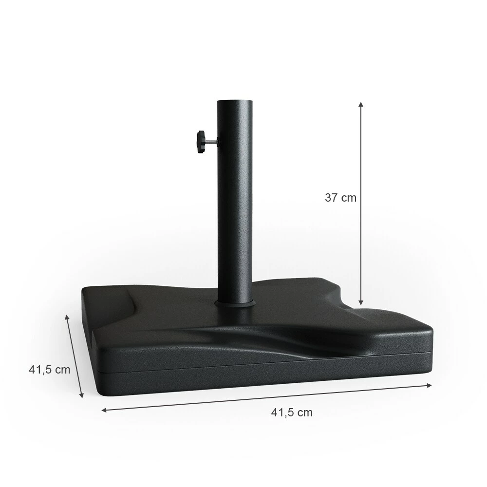 Oskar-Store Oskar Sonnenschirmständer 20kg Schirmfuß Schirmhalter Schirmständer Beton Garten – Bild 3