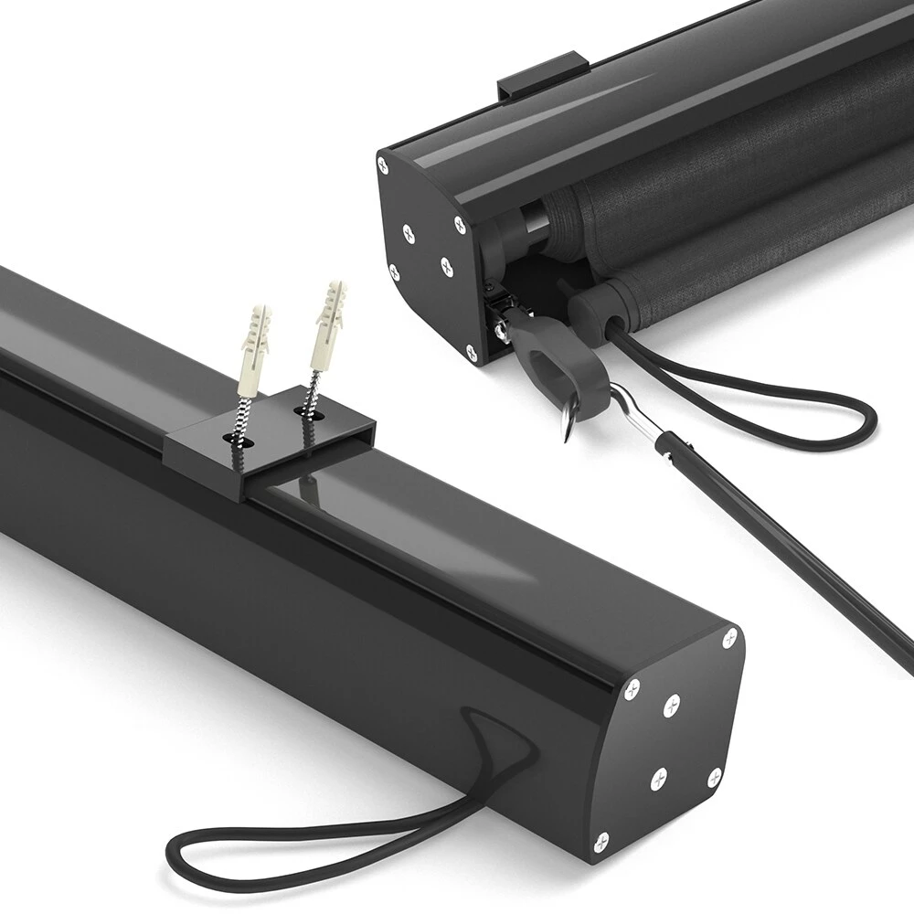 OK-Living Senkrechtmarkise Sonnenschutzrollo Seitenmarkise Anthrazit 250x140 Cm – Bild 6