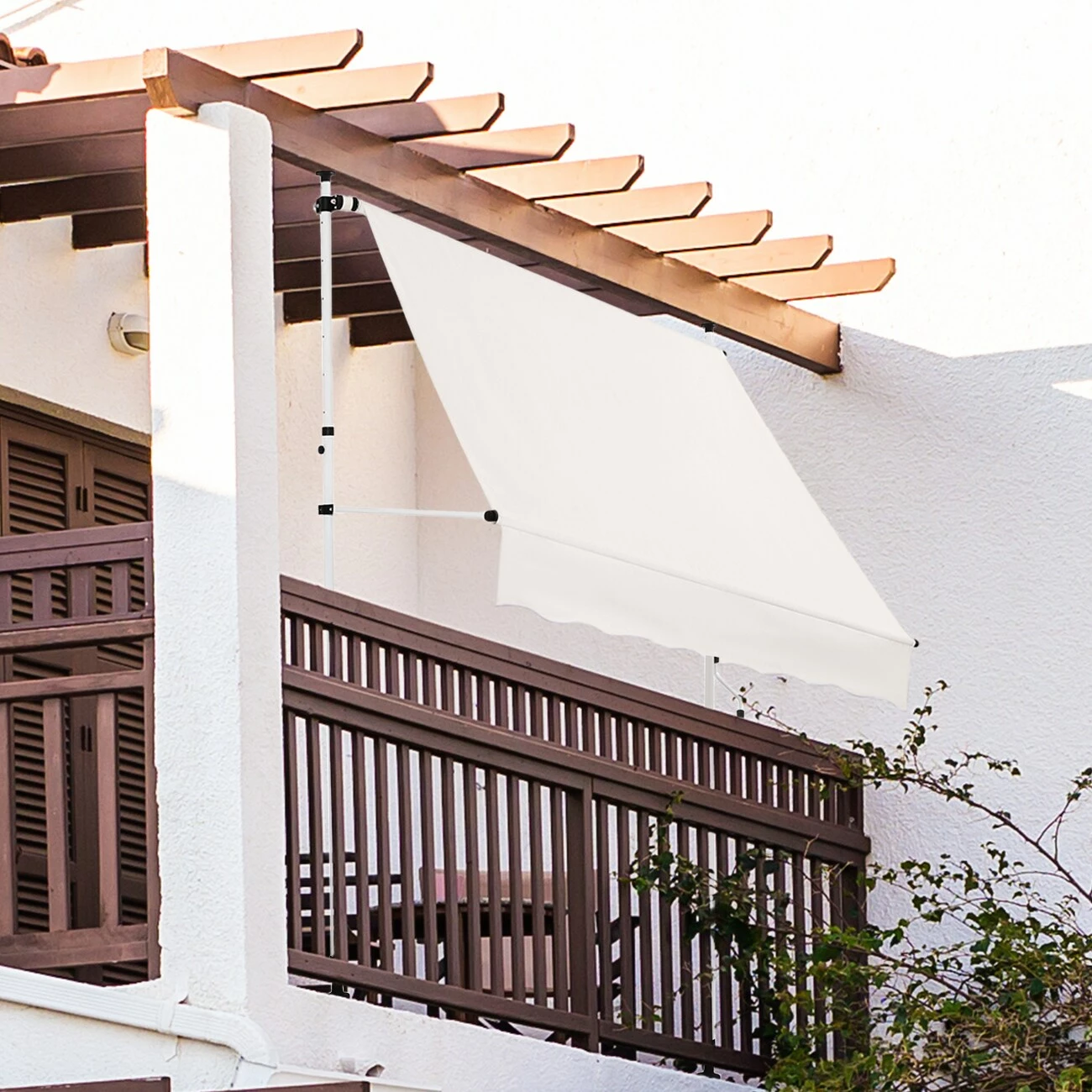 Strattore Klemmmarkise / Balkonmarkise Sonnenschutz 250 X 120 Cm - Beige