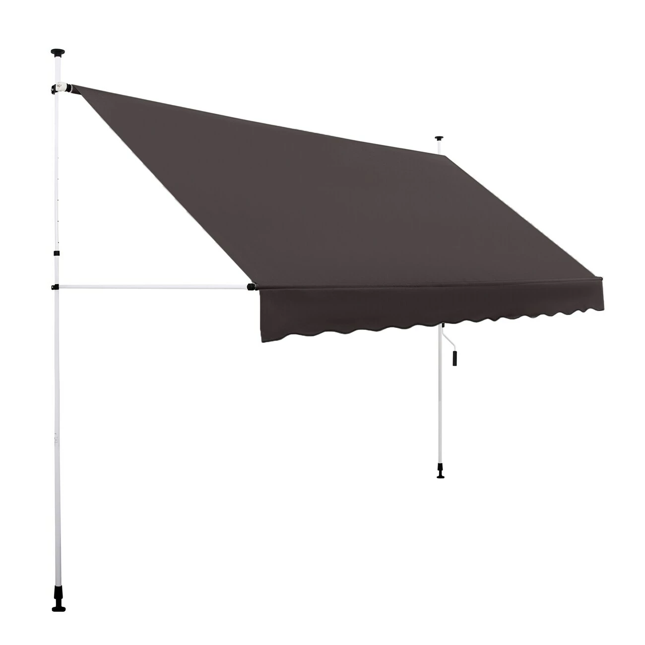 Strattore Klemmmarkise 350 X 120 Cm - Anthrazit Balkonmarkise Sonnenschutz – Bild 2