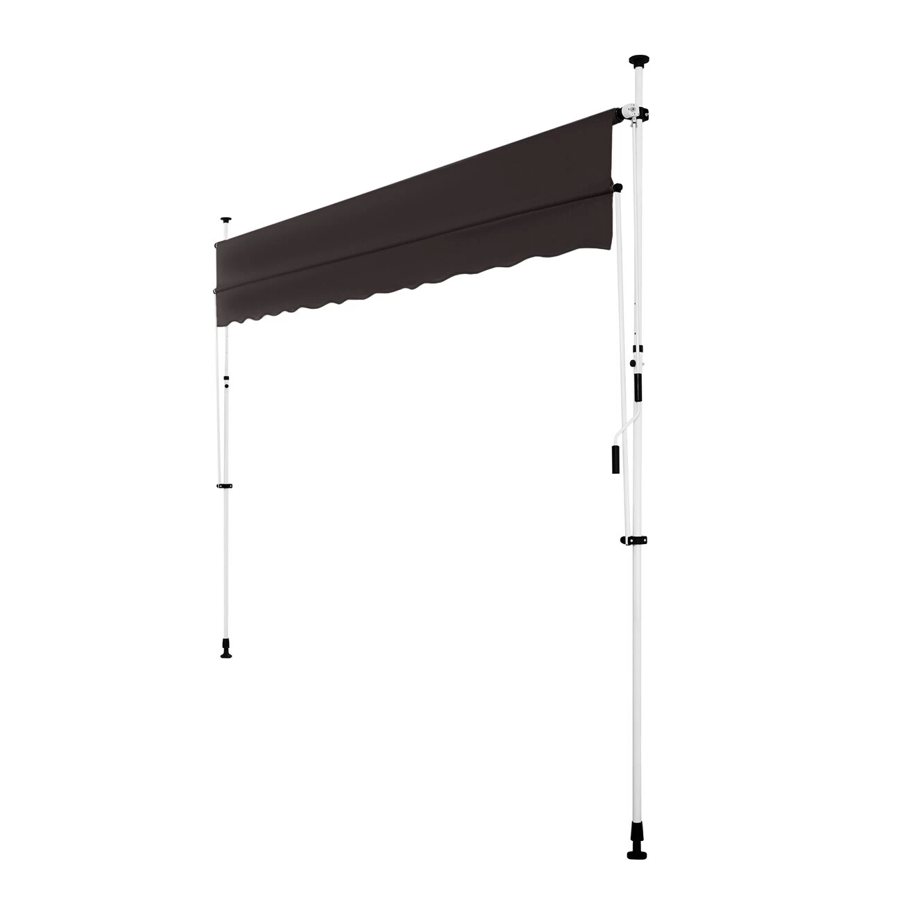 Strattore Klemmmarkise 350 X 120 Cm - Anthrazit Balkonmarkise Sonnenschutz – Bild 5