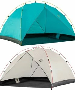 GRAND CANYON Strandmuschel Tonto 4 Strandzelt Wind Regen Sonnen UV Schutz 50+ Farbe: Blue Grass