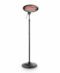 Blumfeldt Shiny Hot Roddy Wickeltischheizstrahler Infrarot Lampe Quarz 1300W