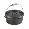 Klarstein Hotrod 45 Dutch Oven BBQ-Topf 4,5 Qt / 4 Liter Gusseisen Schwarz