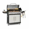 Klarstein Tomahawk Gasgrill 5x3,6 KW + 2,7 KW Brenner 80x43,5 Cm Grill Edelstahl