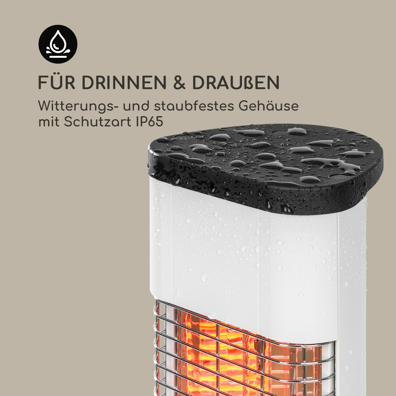 Blumfeldt Heat Guru Plus In & Out Heizstrahler 1200W 3 Heizstufen Fernbedienung – Bild 4
