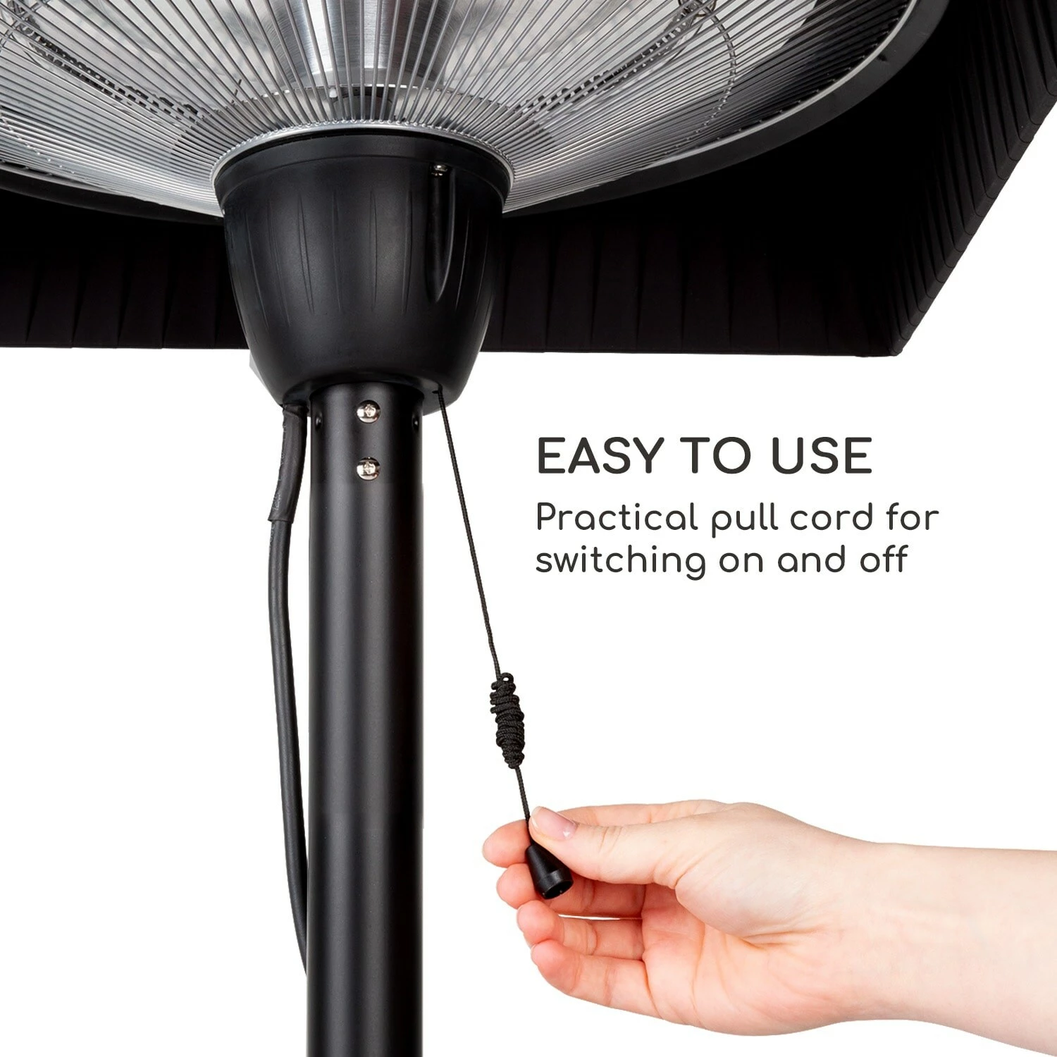 Blumfeldt Loras Style Tisch-Heizstrahler Karbon-IR-Heizelement 1500W – Bild 3