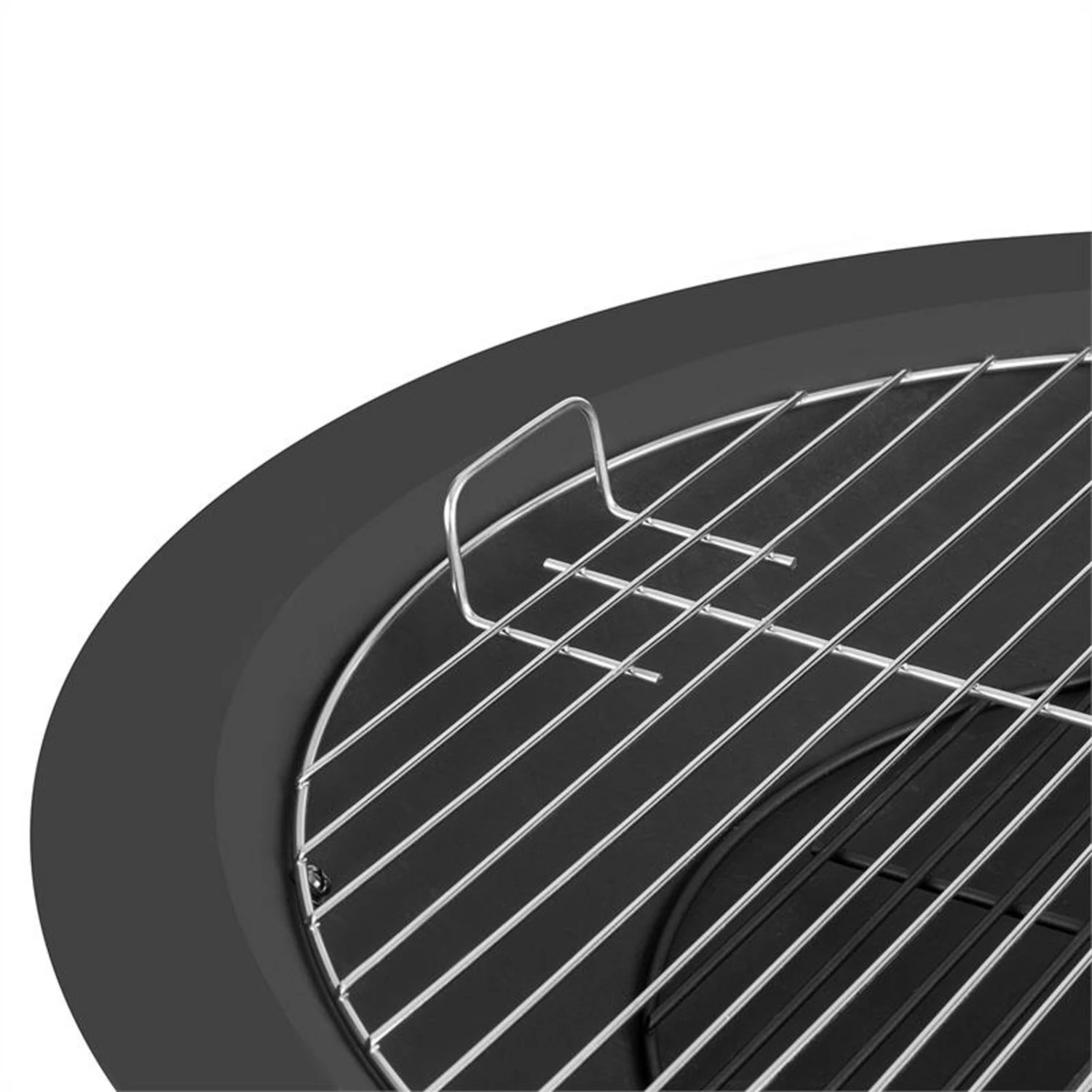 Blumfeldt Mithras Feuerschale Ø75cm Funkenschutz Ø60cm Grillrost Gusseisen Stahl – Bild 6