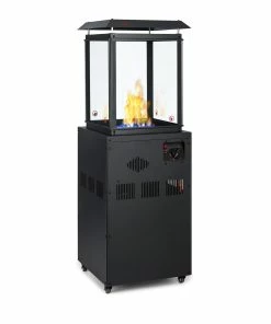 Blumfeldt Flagranti Gasheizstrahler 8kW Gasflasche Bis 11kg Edelstahl Schwarz