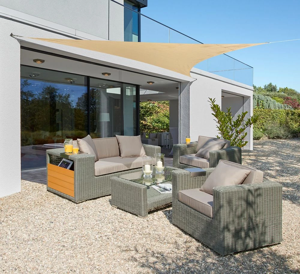 WOHNWOHL® Sonnensegel • Sonnenschutz • Sonnendach • 90% Sonnen- Und UV-Schutz - Versch. Größen – Bild 3